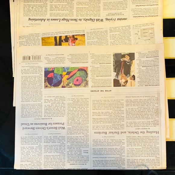 9/17/2001 edition of The New York Times - Picture 4 of 5